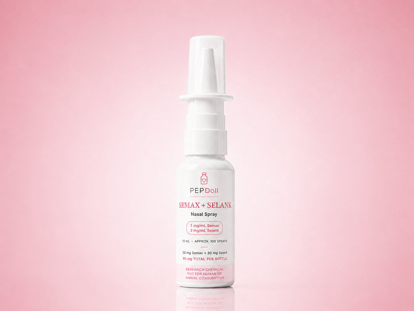Pepdoll Semax + Selank Nasal Spray bottle